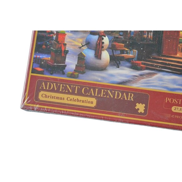 Advent Calendar Jigsaw Puzzle 1008 Pieces Christmas Celebration Theme Includes P - Picture 2 of 3